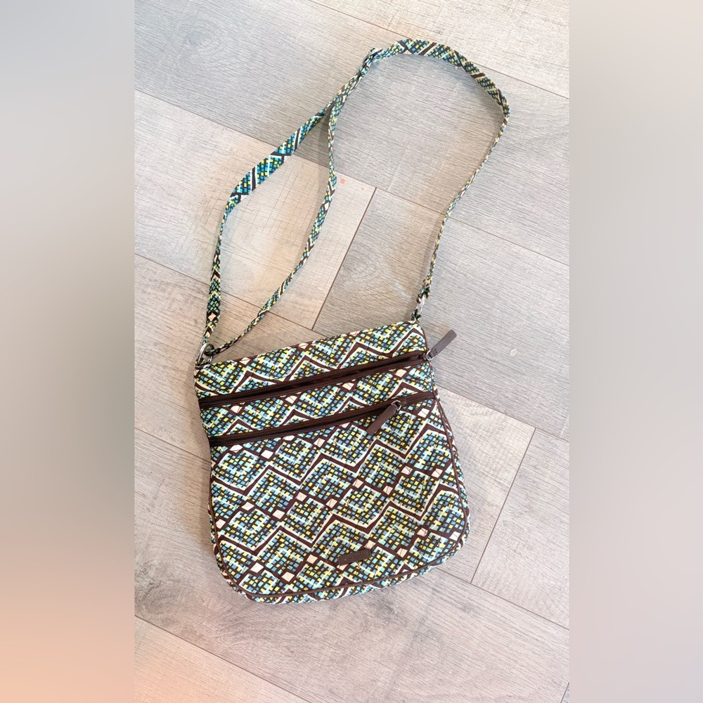 Vera Bradley Multicolor Geometric Crossbody Bag